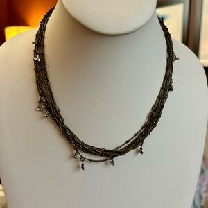 Elegant Sorrelli Multi-Strand Bronze Necklace